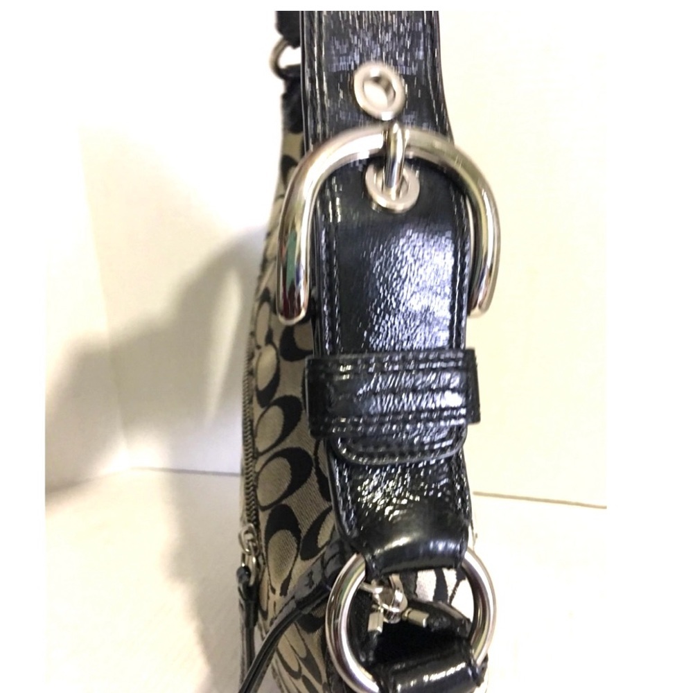 Coach Cc Signature Print Canvas Satchel Handbag - image 7